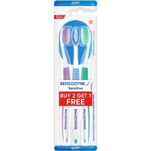 SENSODYNE Sensitive with Soft Toothbrush  (Pack of 3)