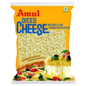 Amul Mozzarella & Cheddar Diced Cheese Blend 200 g (Pack)